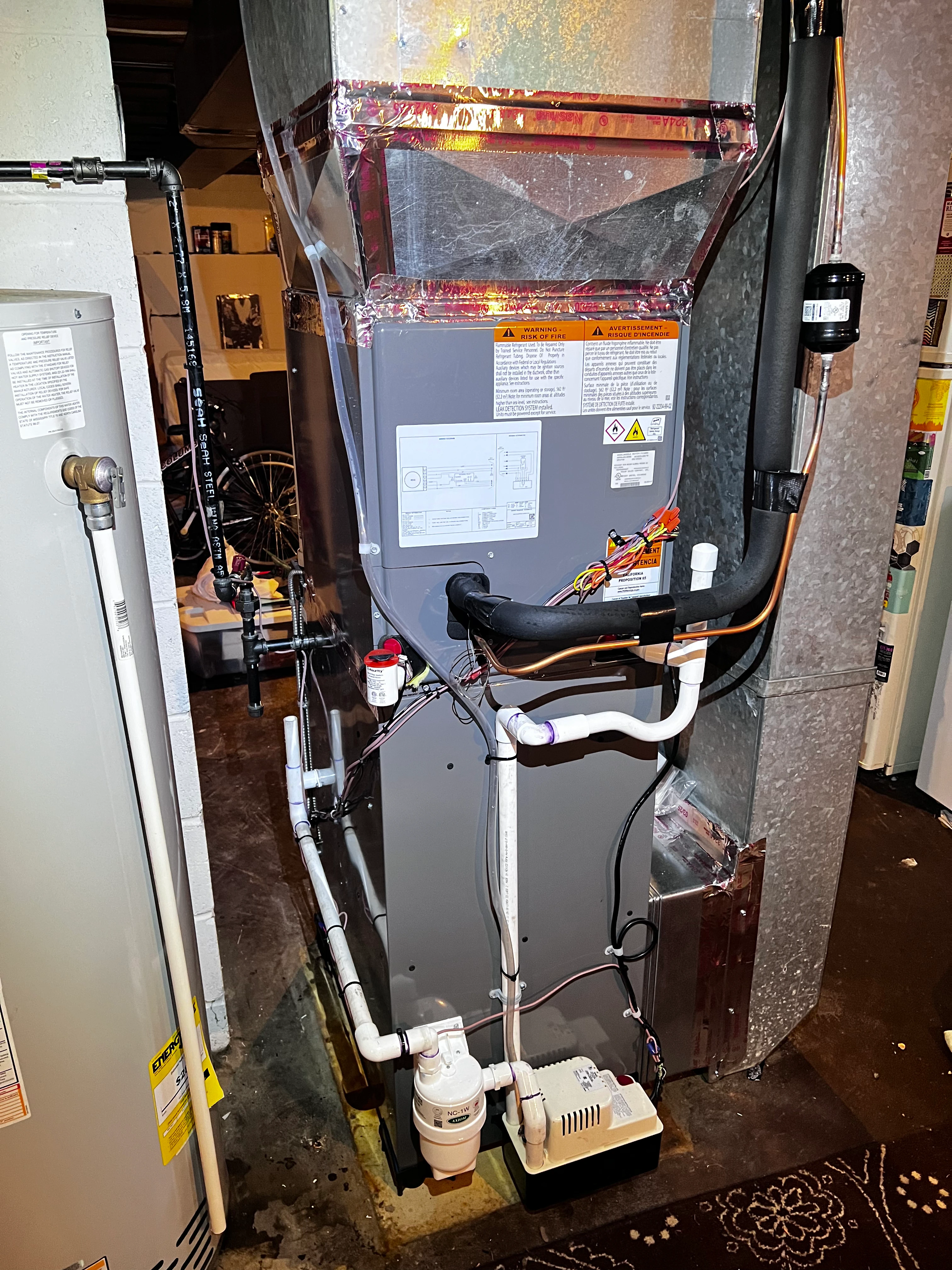 Oil-to-Gas Conversion + AC + Tank Removal — after