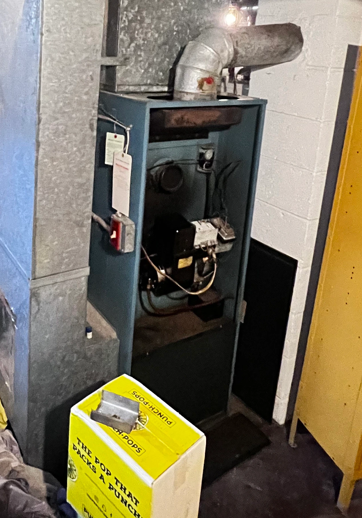 Oil-to-Gas Conversion + AC + Tank Removal — before