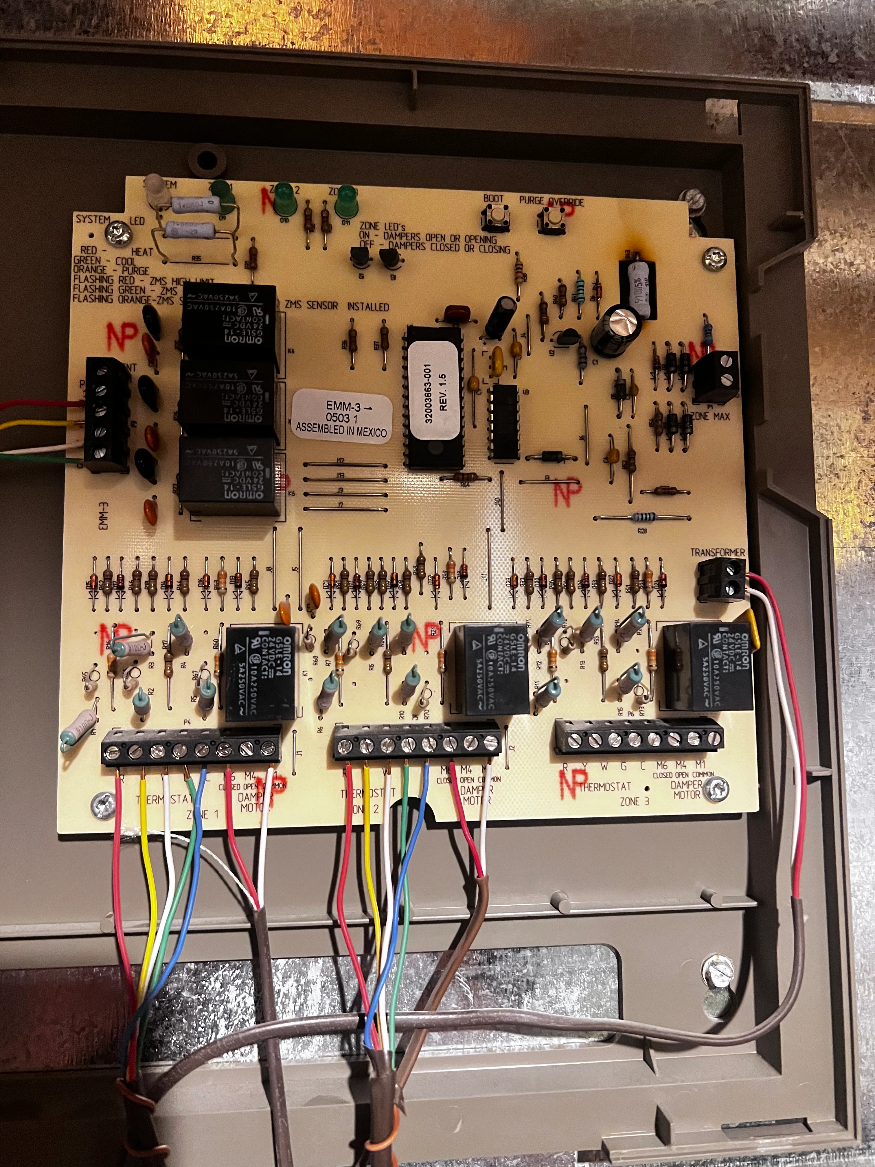 Zone Panel & AC Repair — before